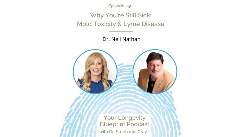 Have you ever experienced unexplained fatigue, brain fog, chronic pain, or mysterious symptoms no one can figure out? If so, today’s conversation may possibly change everything for you. I am thrilled to have Dr. Neil Nathan join me for a two-part series. Today, in Part 1, we explore mold toxicity, clarify what it is, and explain why it is often overlooked, how to know if it’s affecting you, and most importantly, what you can do about it. How to Effectively Address Mold Toxicity Remove yourself from the moldy environment Use binders to target the specific mycotoxins identified in your body Treat mold colonization in your sinuses or gut if necessary Combine an antifungal treatment with agents to break down any protective biofilms Why You’re Still Sick: Mold Toxicity & Lyme Disease Part I with Dr. Neil Nathan